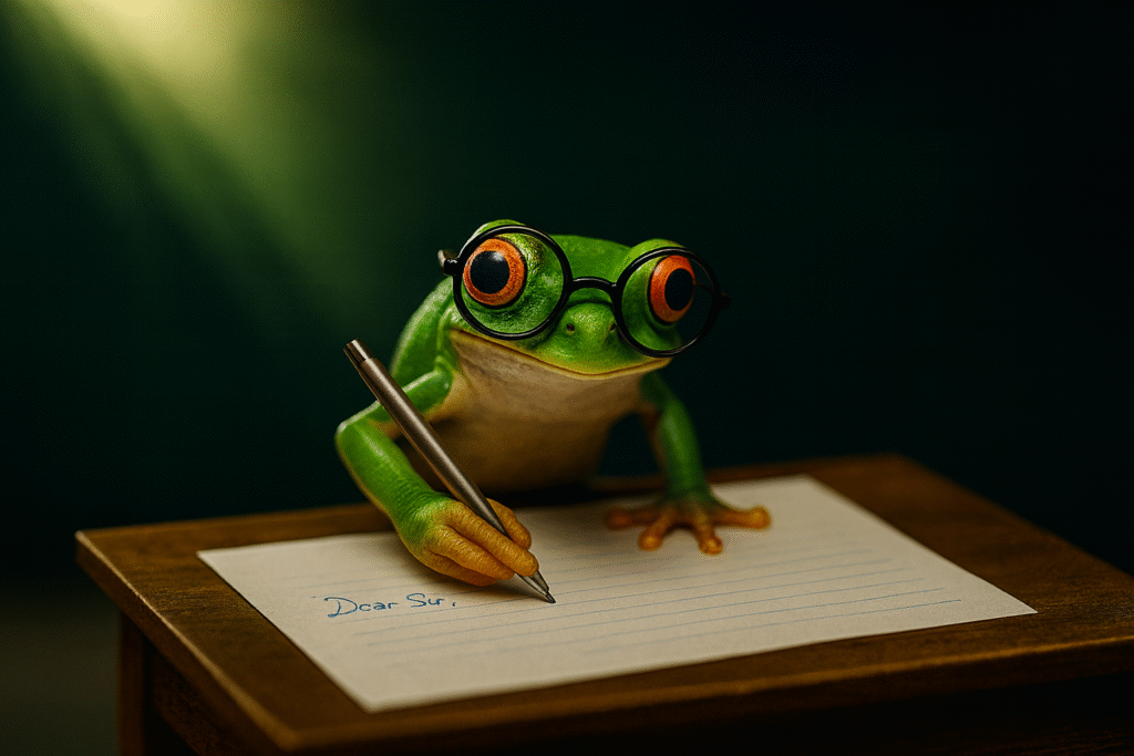 Frog Contacting Us