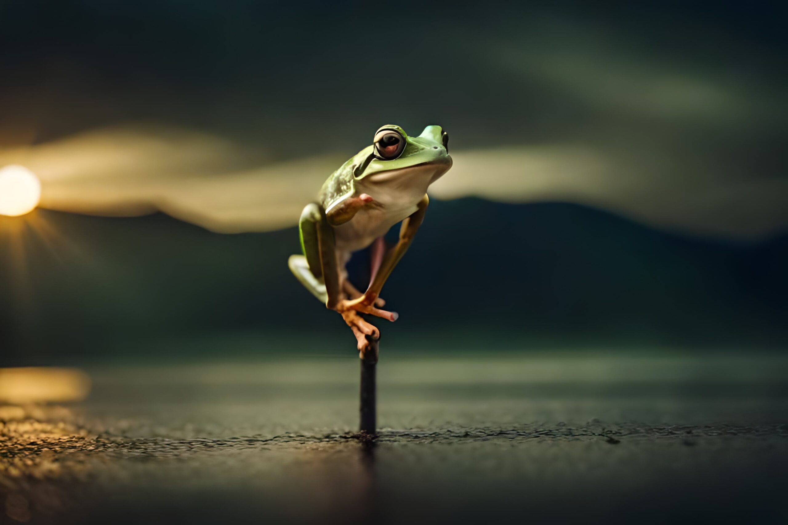Frog adjusting