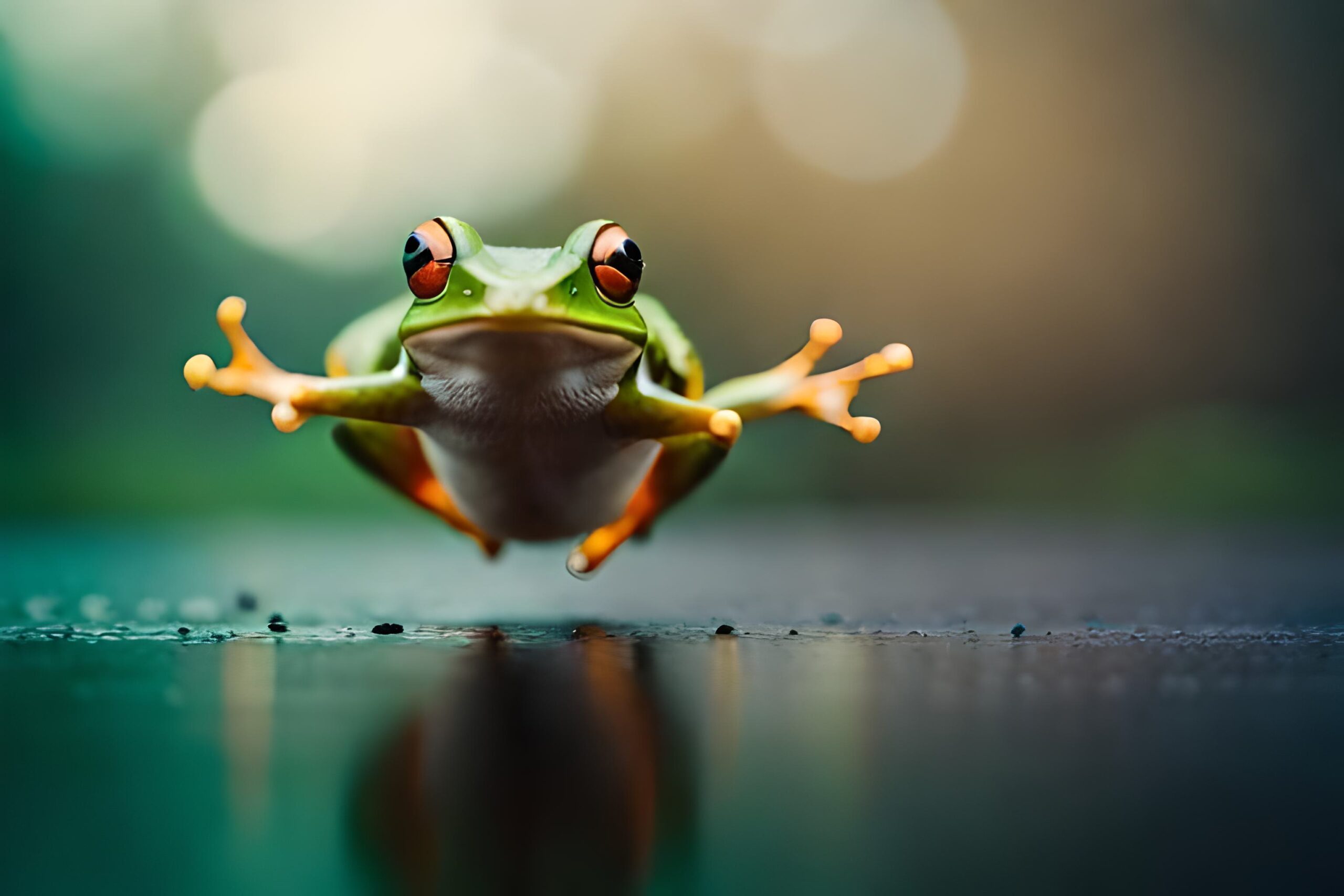 Frog with a response